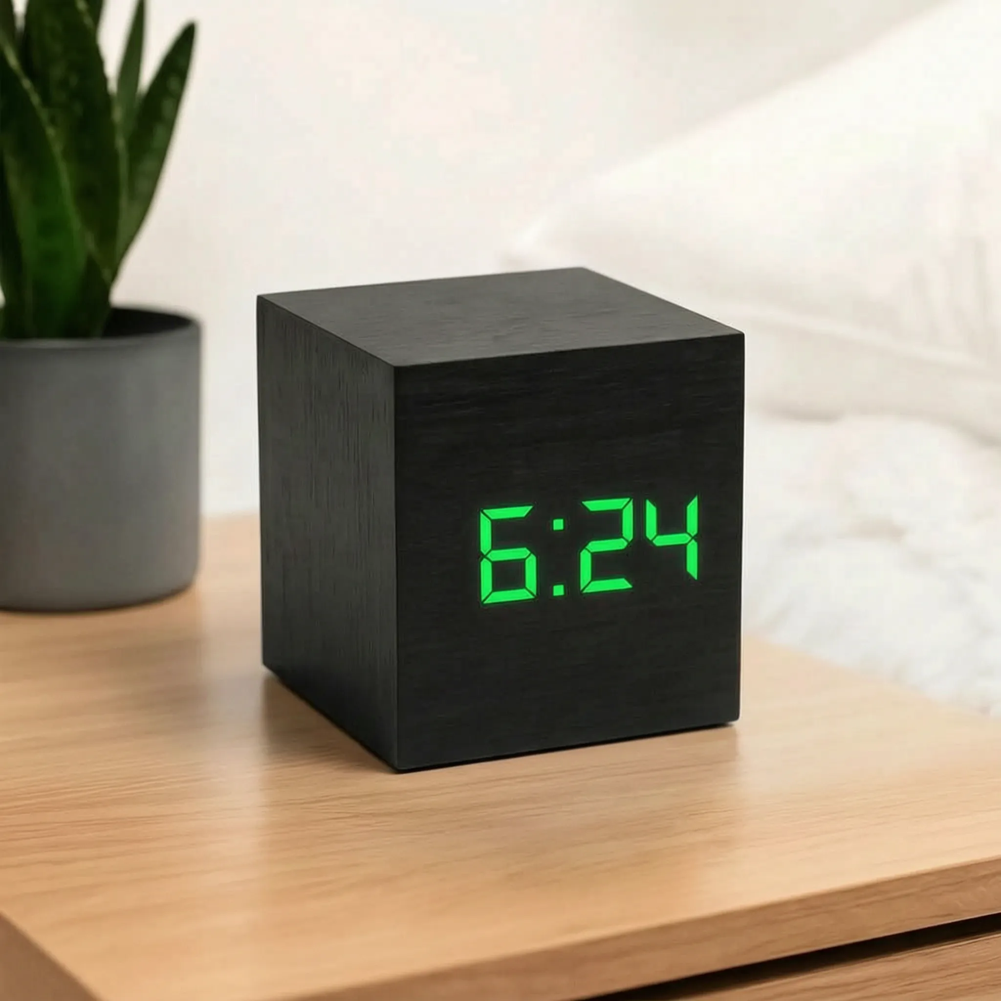 Chronix - Cube-Shaped Digital Bedside Alarm Clock