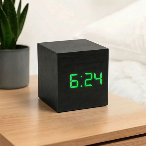 Chronix - Cube-Shaped Digital Bedside Alarm Clock