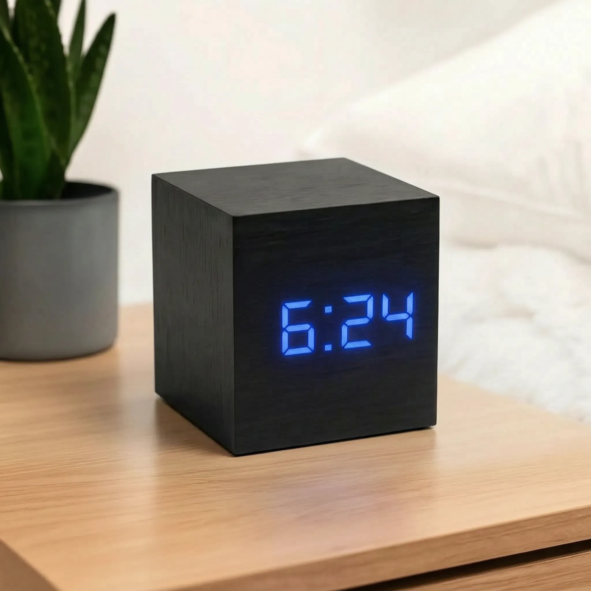 Chronix - Cube-Shaped Digital Bedside Alarm Clock