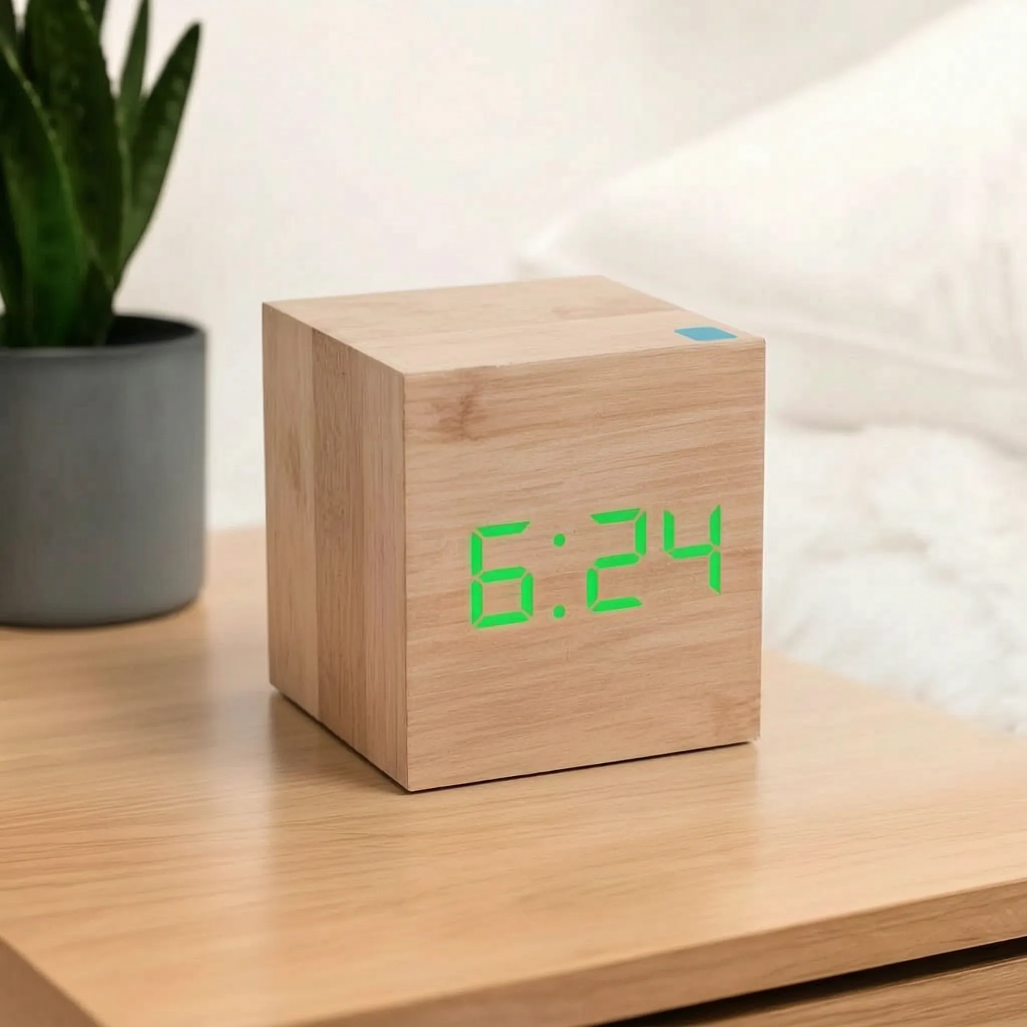 Chronix - Cube-Shaped Digital Bedside Alarm Clock
