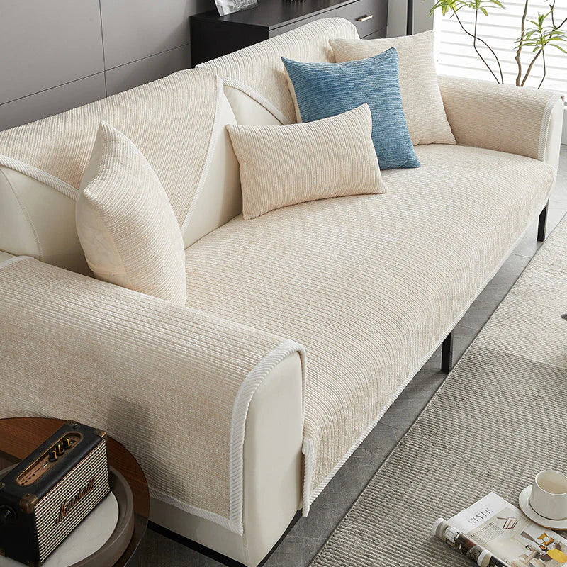 Covique - Textured Sofa Cover Throw