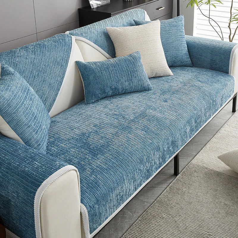 Covique - Textured Sofa Cover Throw