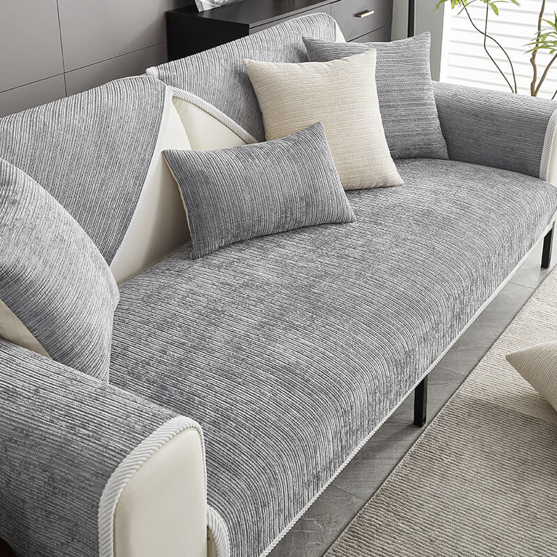 Covique - Textured Sofa Cover Throw
