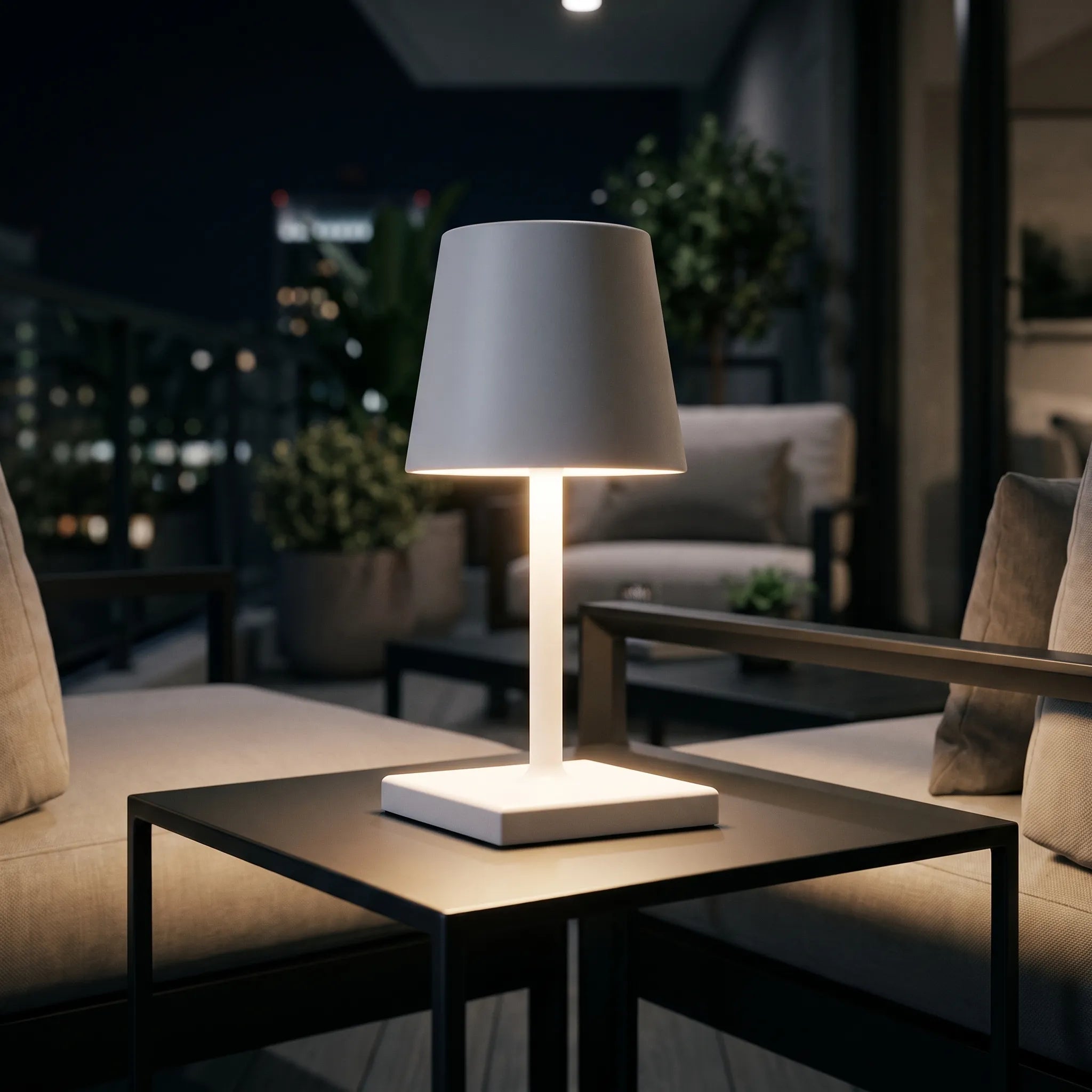 GlowBase - Cordless Rechargeable Table Lamp