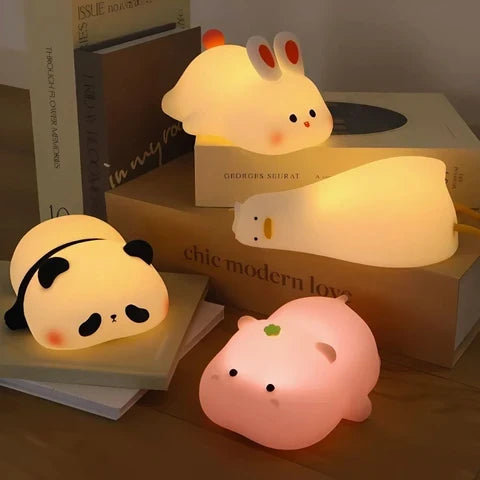 GlowBuddy - Squeezable Animal Night Light