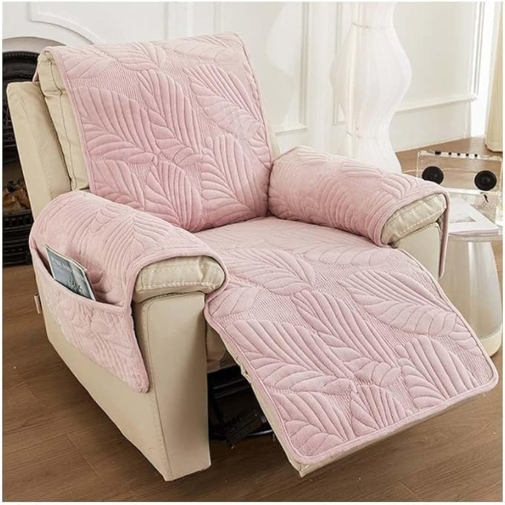 LeafRest - Quilted Leaf Pattern Recliner Cover