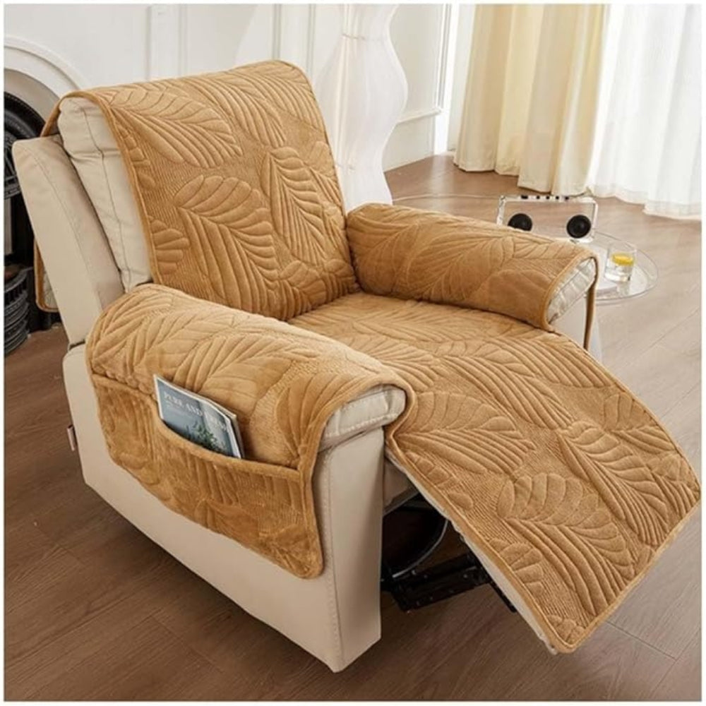 LeafRest - Quilted Leaf Pattern Recliner Cover
