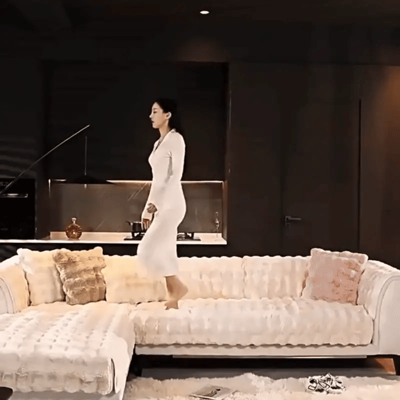 LoungeWrap - Quilted Textured Sofa Cover Throw