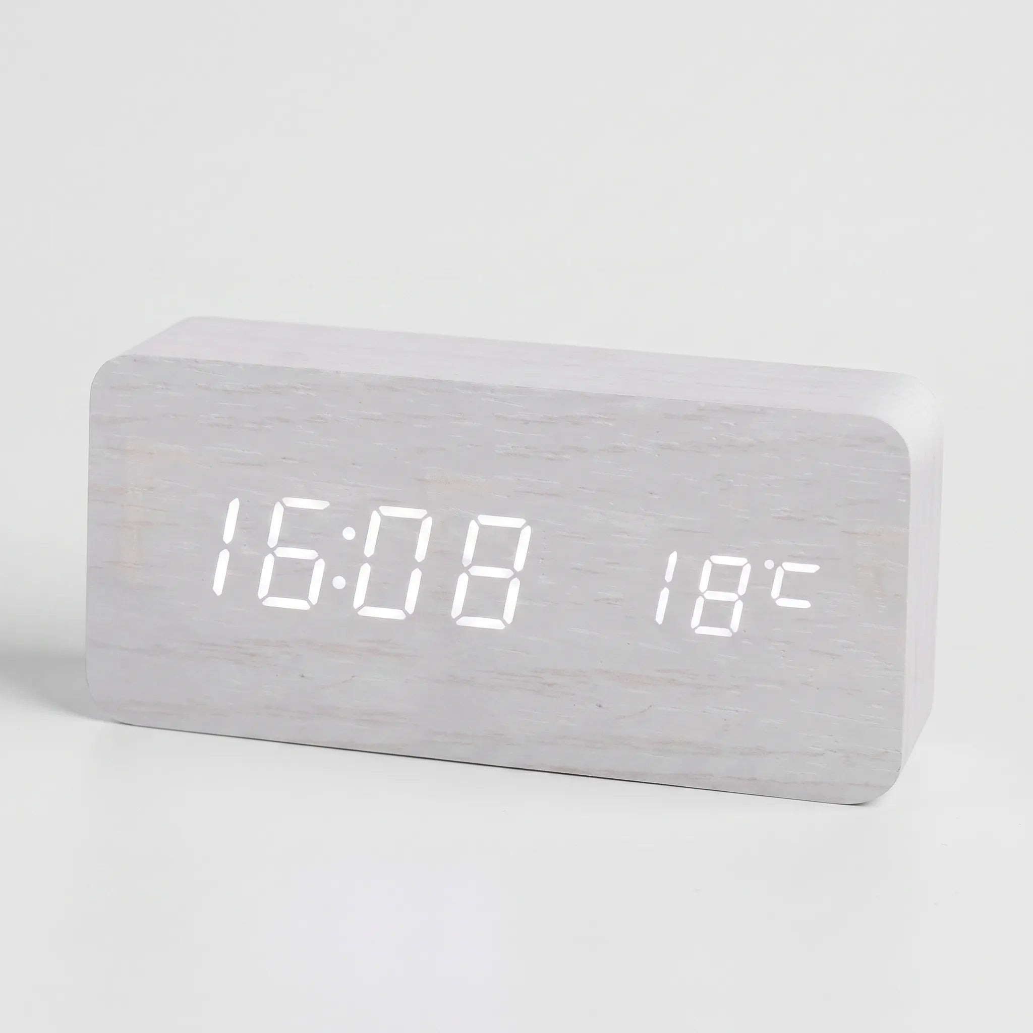 LuminaClock - Rectangular Digital Alarm Clock