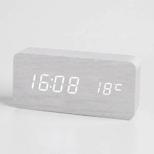 LuminaClock - Rectangular Digital Alarm Clock