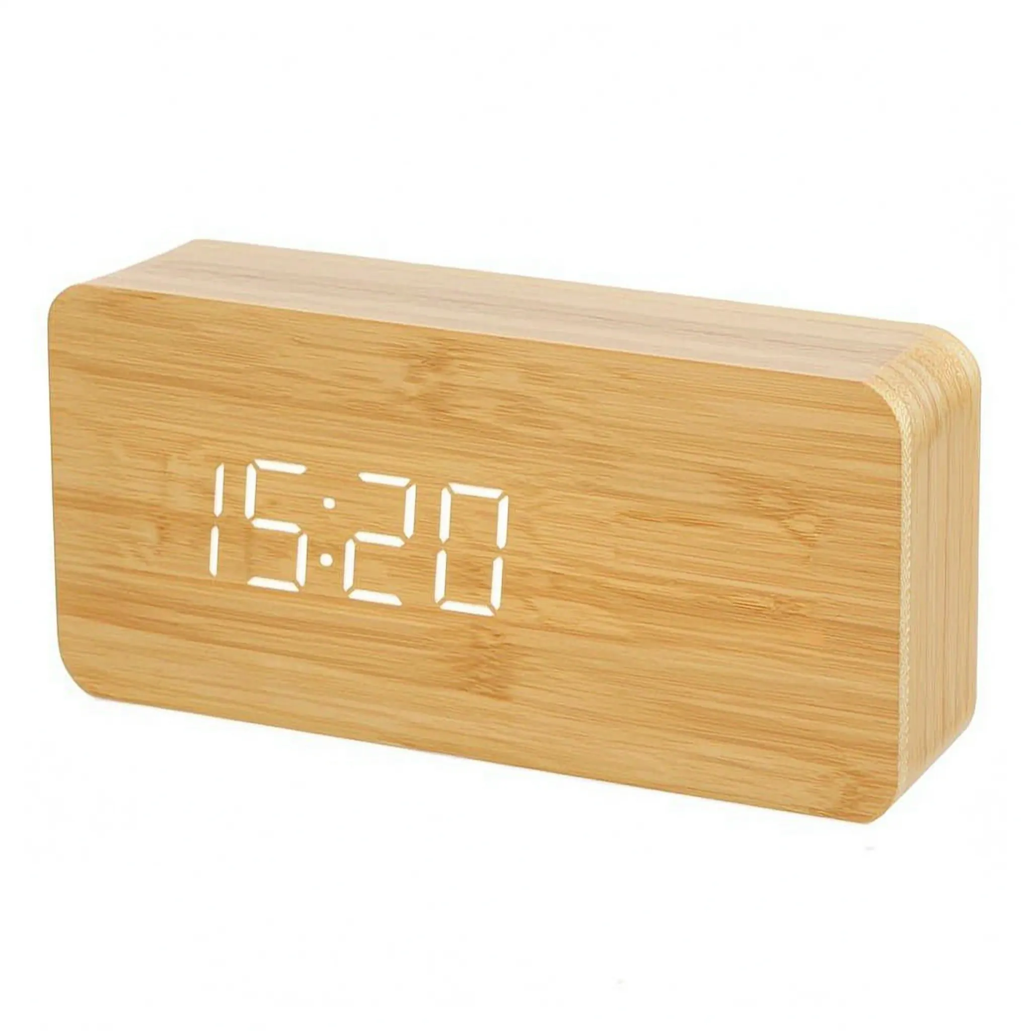 LuminaClock - Rectangular Digital Alarm Clock