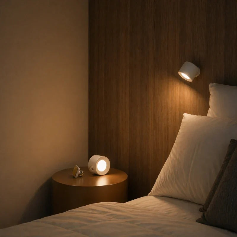Lumiro - Battery Operated Magnetic Living Room Wall Lamp