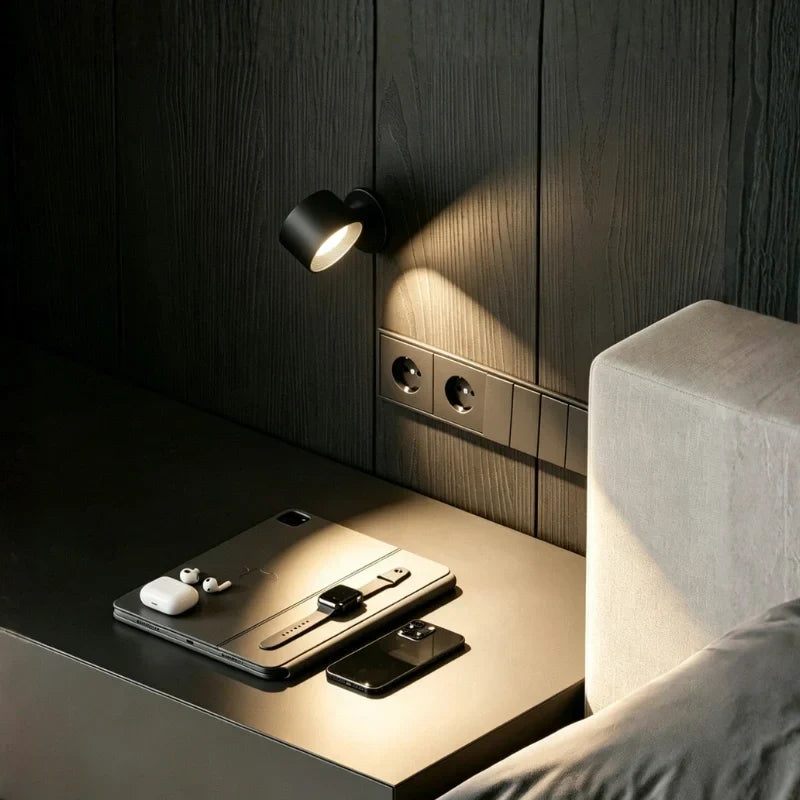 Lumiro - Battery Operated Magnetic Living Room Wall Lamp