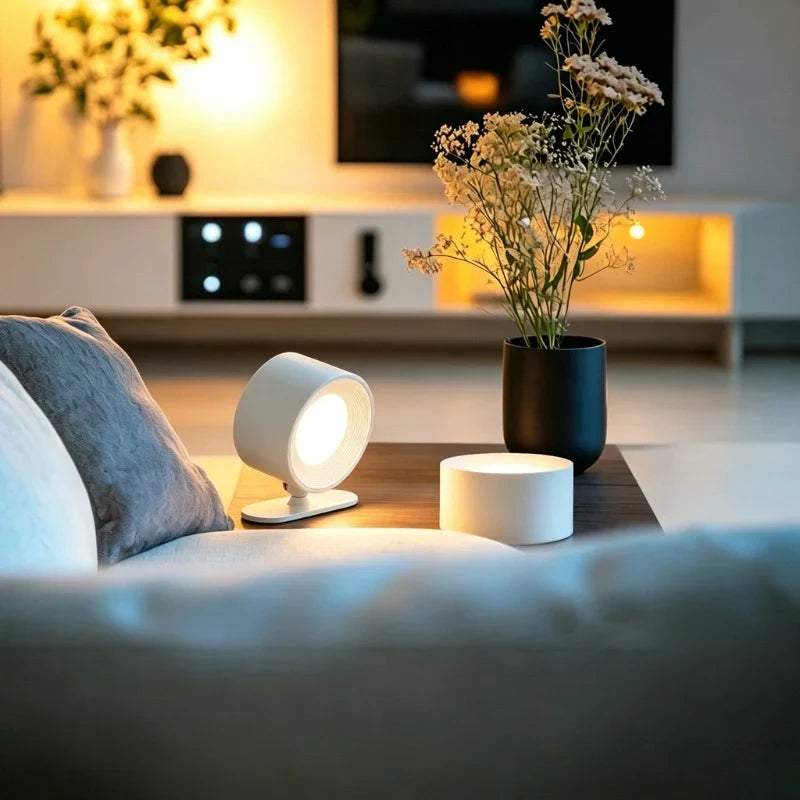 Lumiro - Battery Operated Magnetic Living Room Wall Lamp