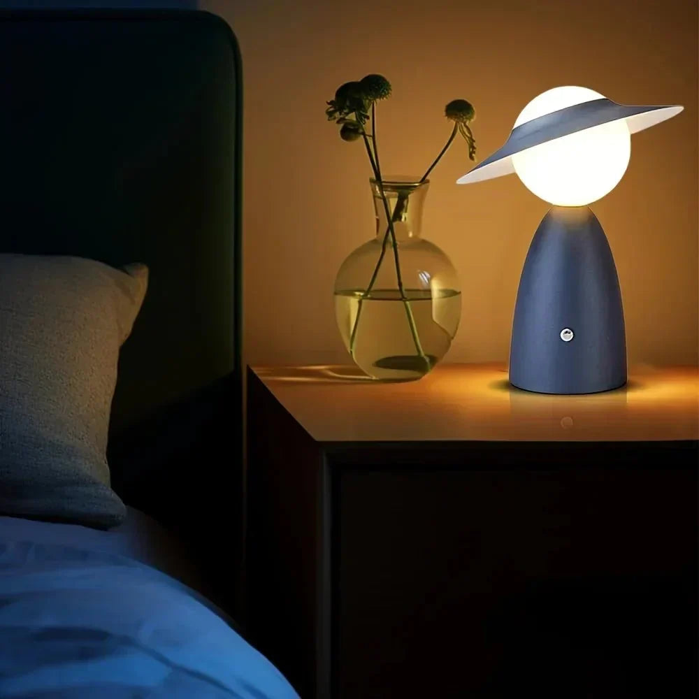 OrbitGlow - Rechargeable LED Table Lamp