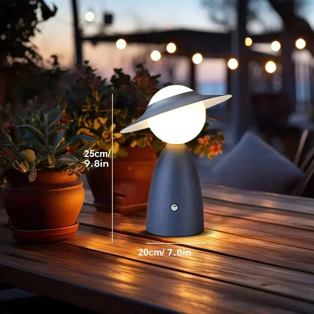 OrbitGlow - Rechargeable LED Table Lamp