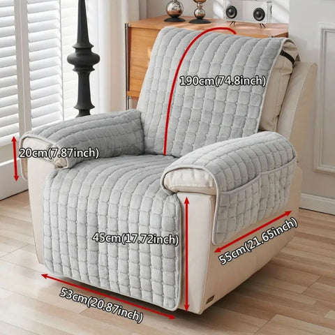 RestCover - Quilted Furniture Cover Recliner