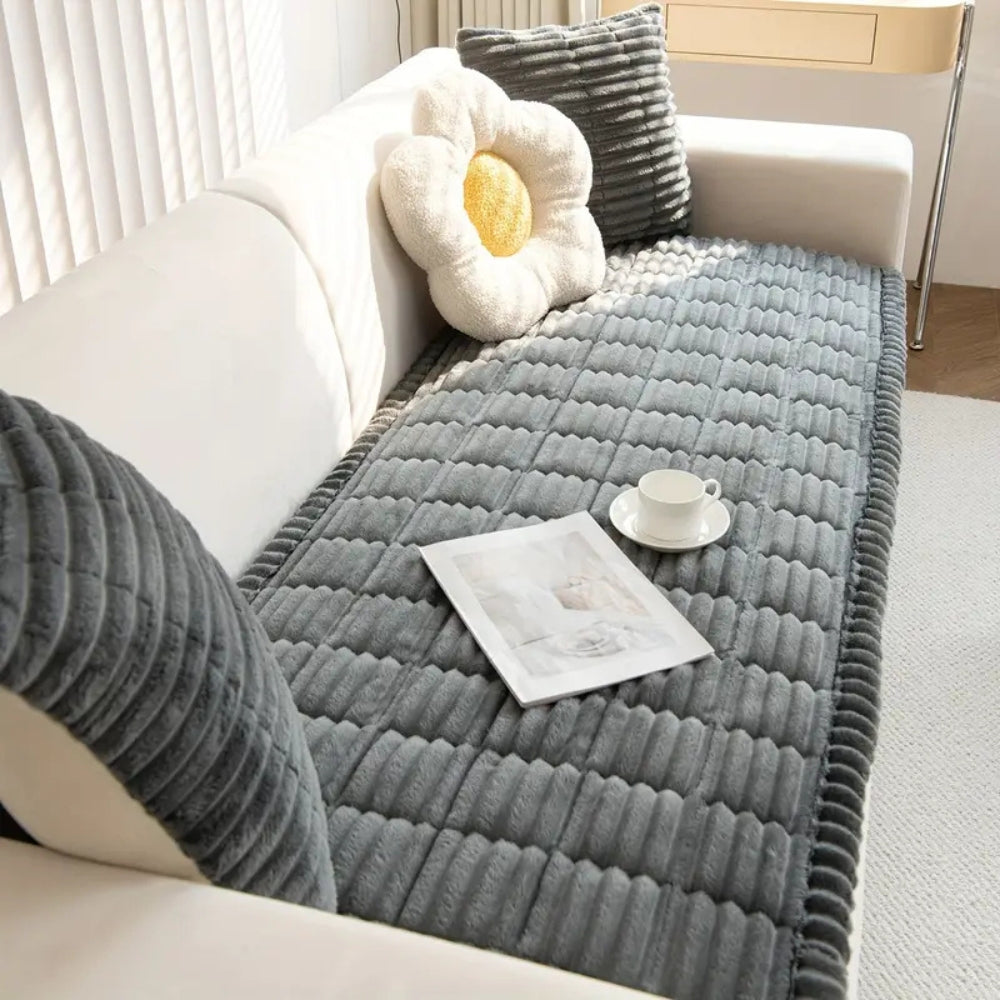 Soflura - Quilted Textured Sofa Cover