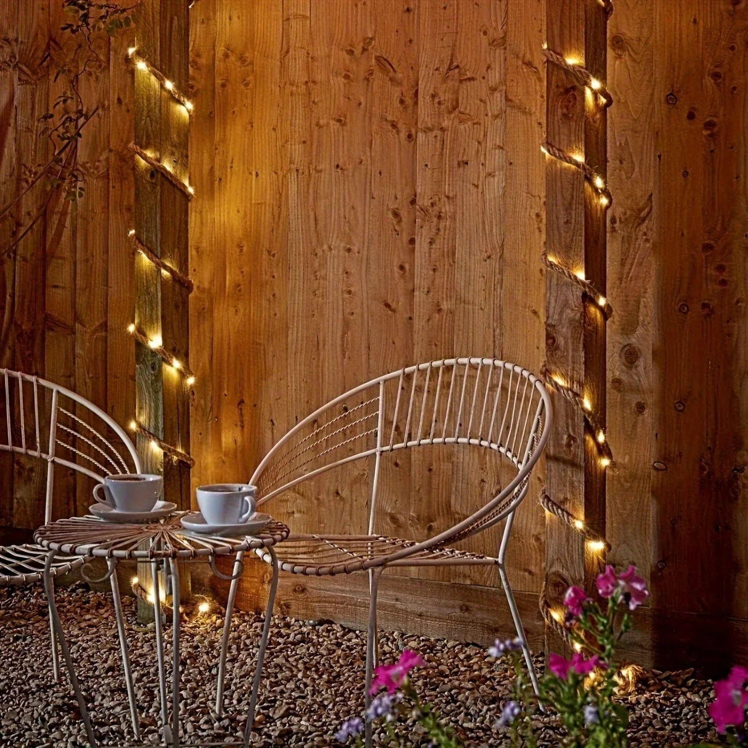 TwineGleam - Solar Rope String Lights