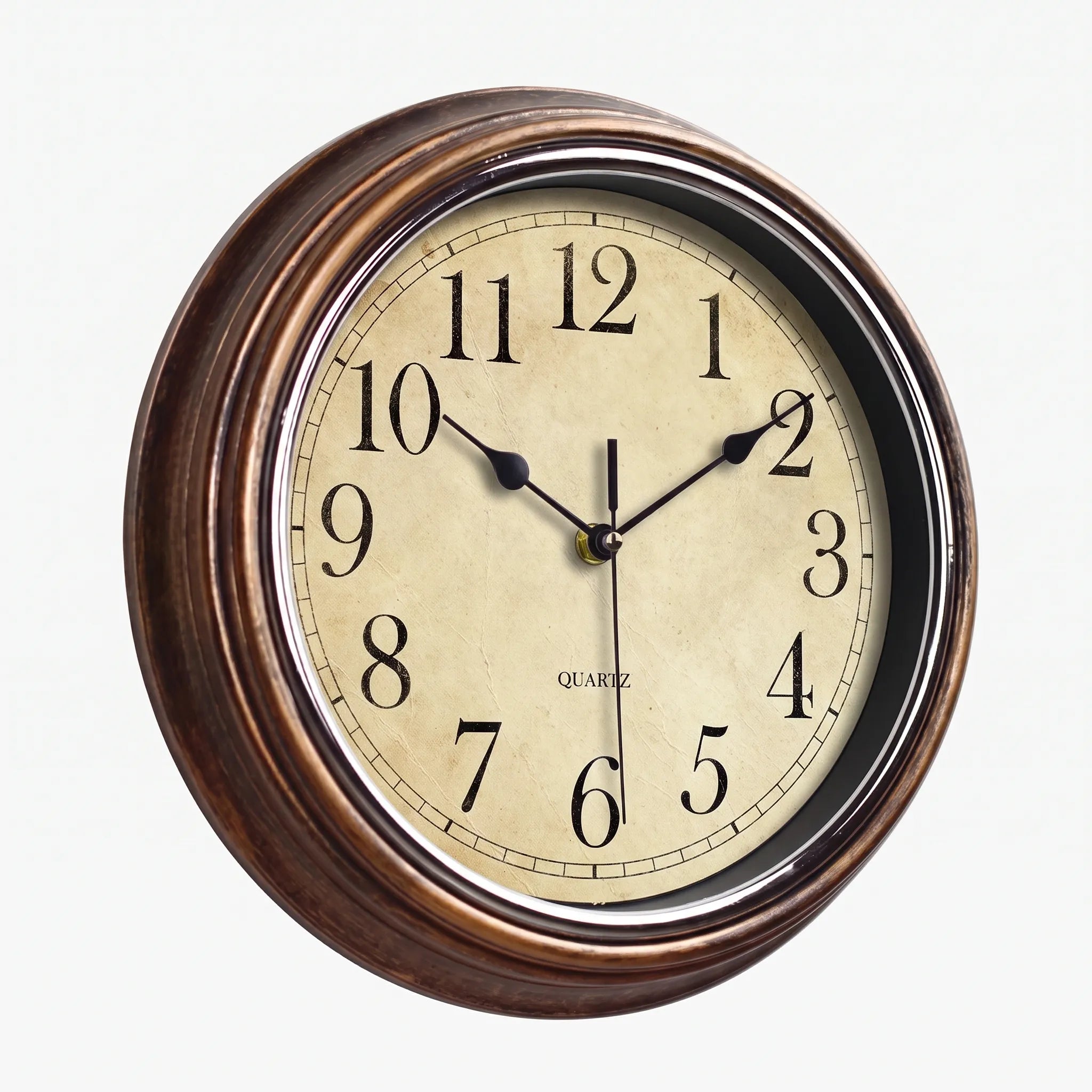 Vintique - Round Vintage Style Sitting Room Wall Clock