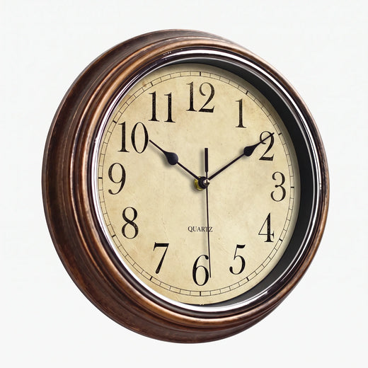 Vintique - Round Vintage Style Sitting Room Wall Clock