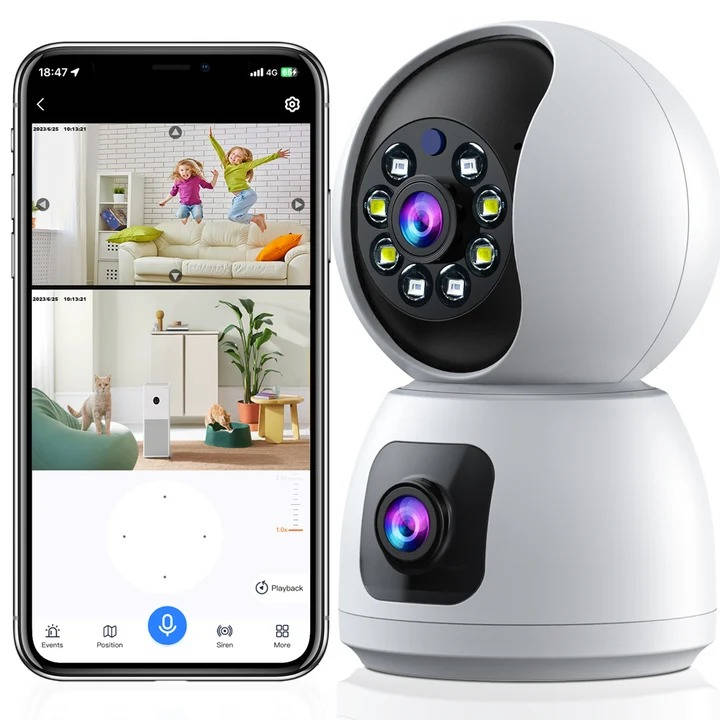 Visoria - Dual Lens Indoor Security Camera