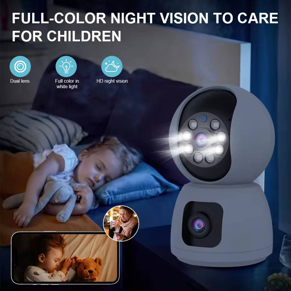 Visoria - Dual Lens Indoor Security Camera