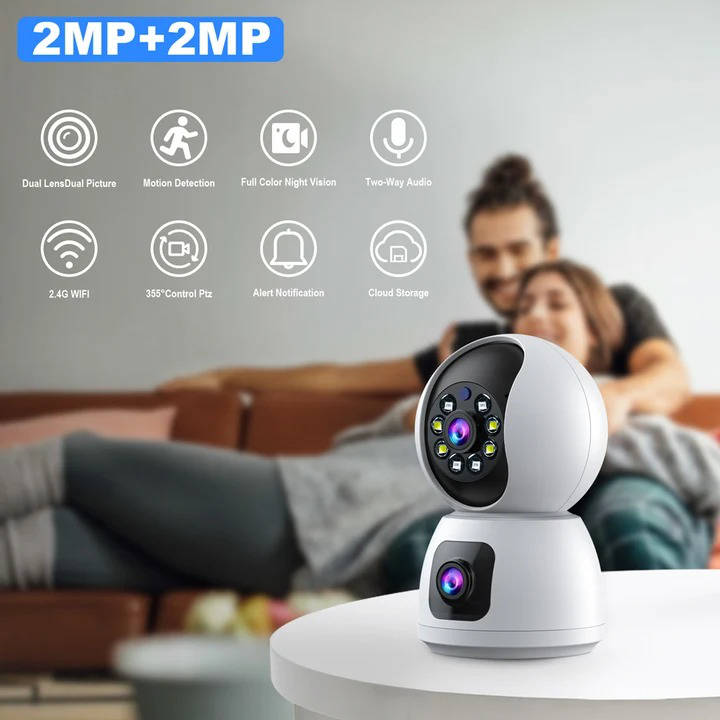 Visoria - Dual Lens Indoor Security Camera