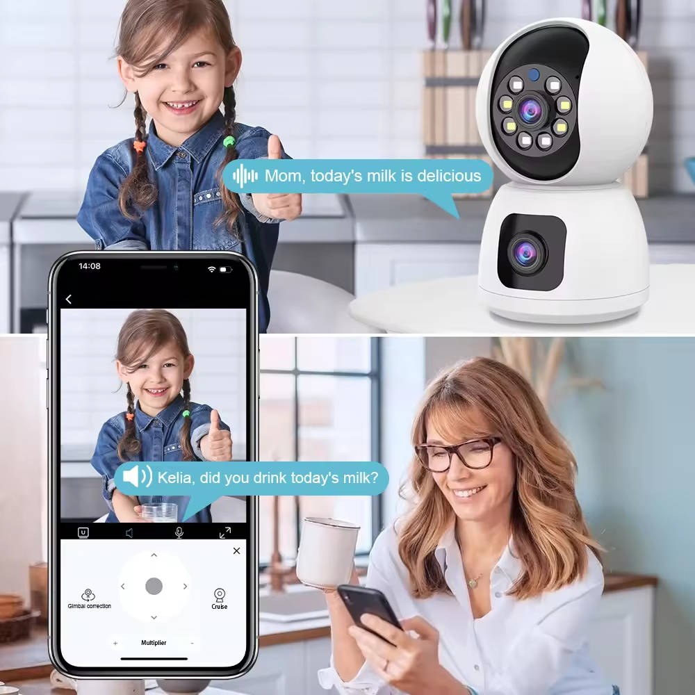 Visoria - Dual Lens Indoor Security Camera