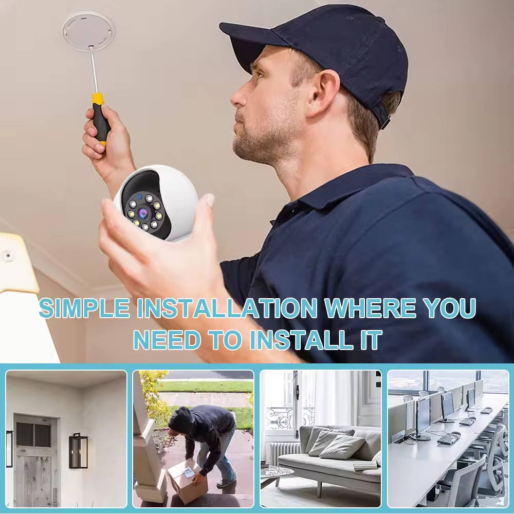 Visoria - Dual Lens Indoor Security Camera