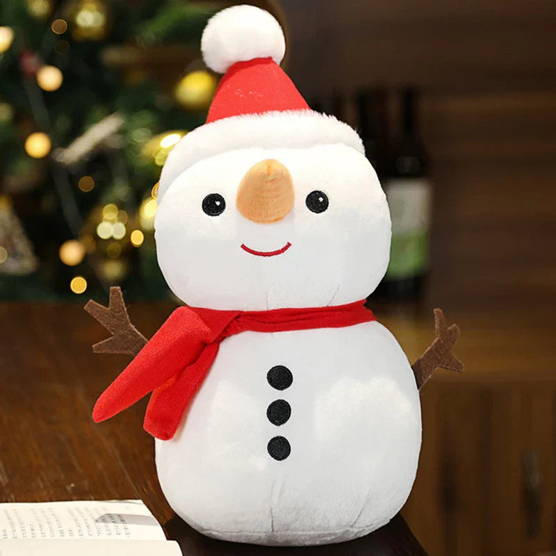 Christmas Plush Toy – Santa, Reindeer & Snowman, Two Sizes