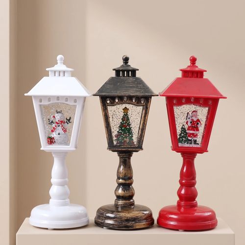 Christmas Snow Lantern – Glitter Snow, Lights & Music