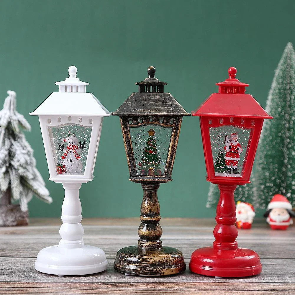Christmas Snow Lantern – Glitter Snow, Lights & Music