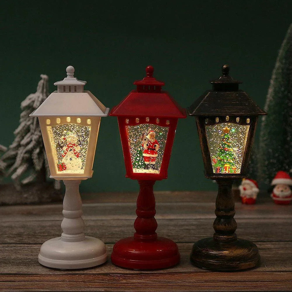 Christmas Snow Lantern – Glitter Snow, Lights & Music
