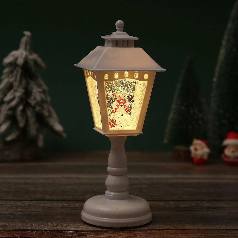 Christmas Snow Lantern – Glitter Snow, Lights & Music