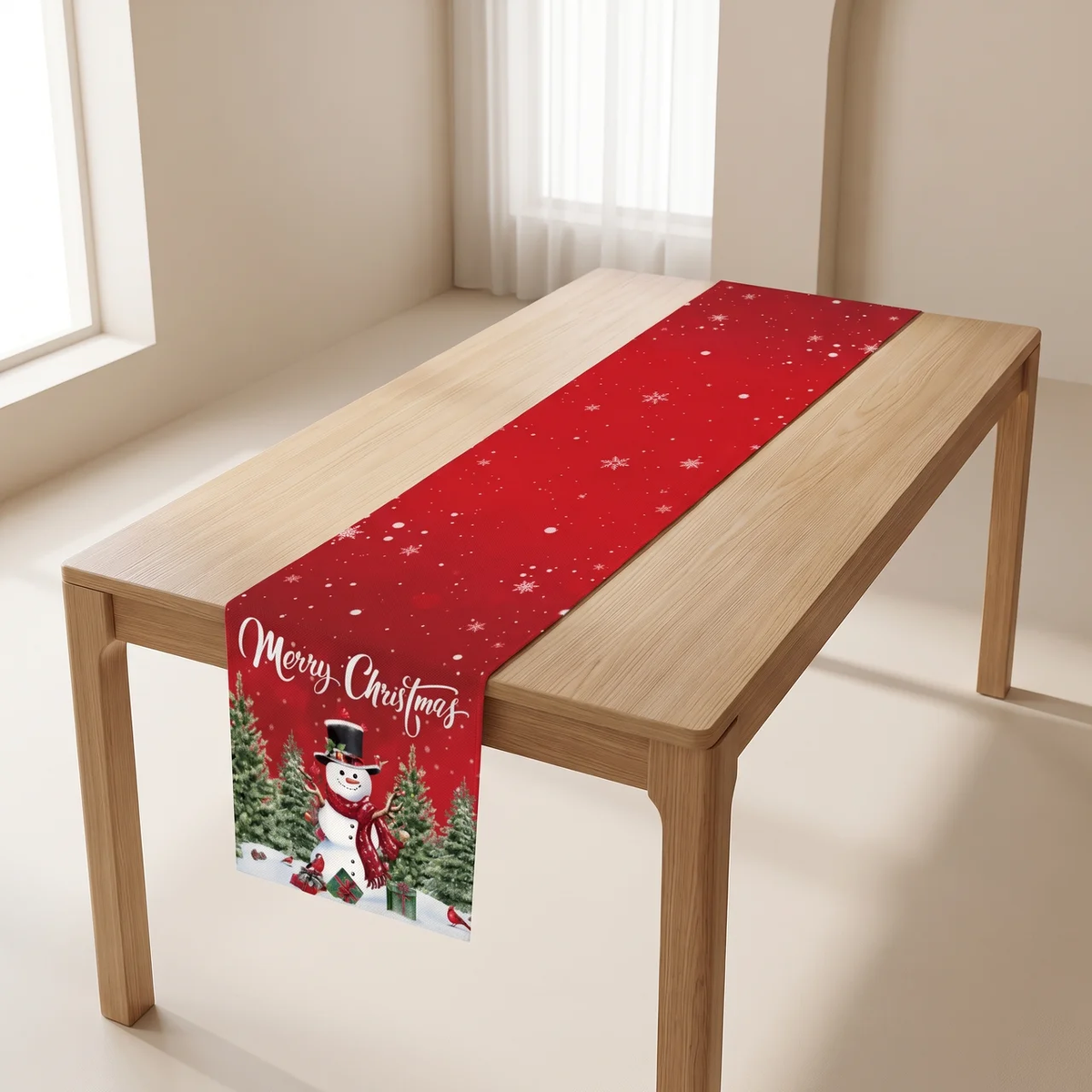 Christmas Table Runner – Festive Holiday Design for Dining Tables