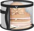 Clear hat storage organiser with dual zip for wide-brim hats