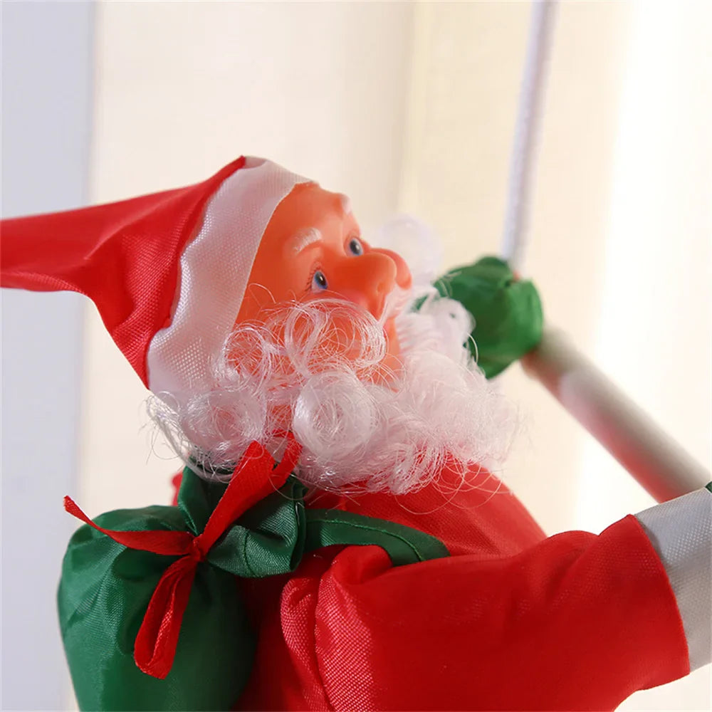 Climbing Santa Doll – Ladder Design Hanging Christmas Decoration