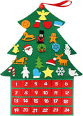 Felt Christmas Tree Advent Calendar – Reusable Countdown