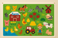 Felt story board interactive educational playset for kids