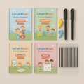 Kids handwriting practice books set for letters and numbers