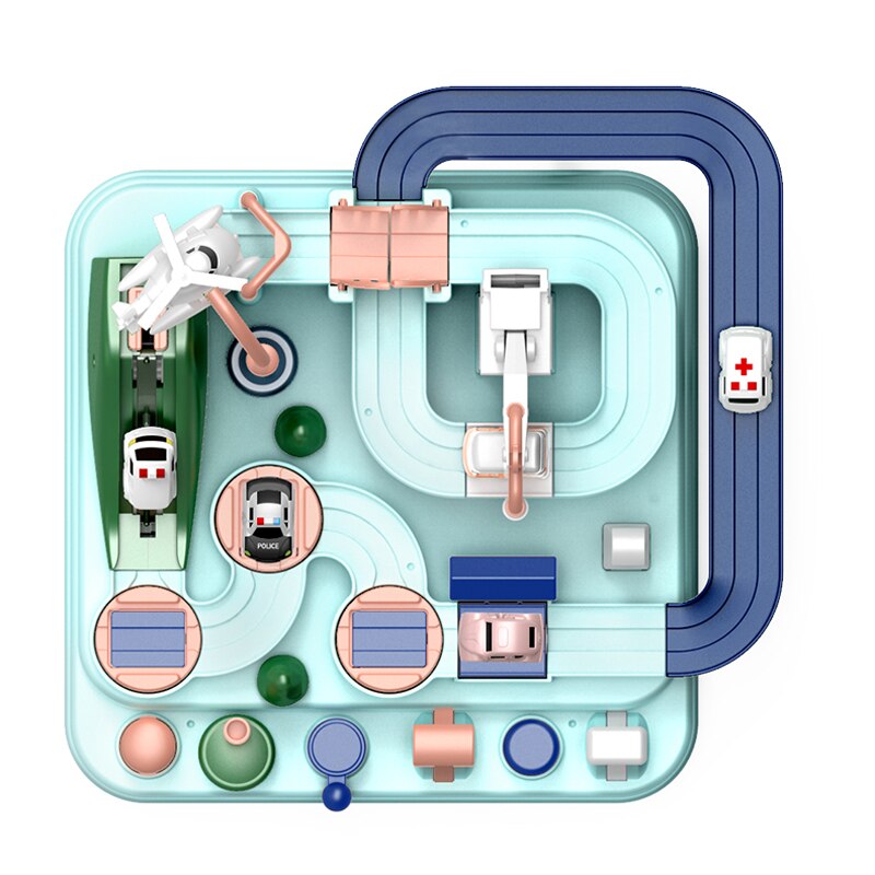 Kids logic puzzle city car brain-training game