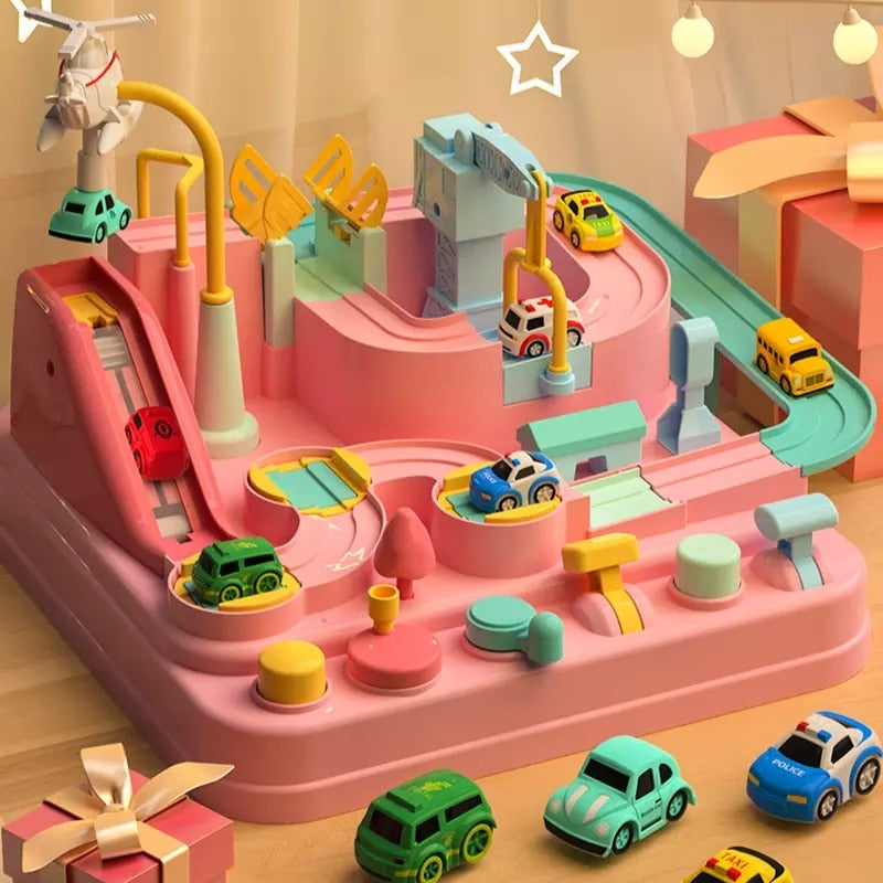 Kids logic puzzle city car brain-training game