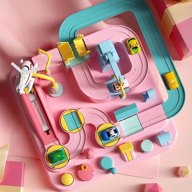 Kids logic puzzle city car brain-training game