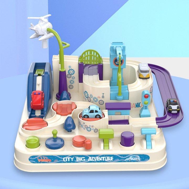 Kids logic puzzle city car brain-training game