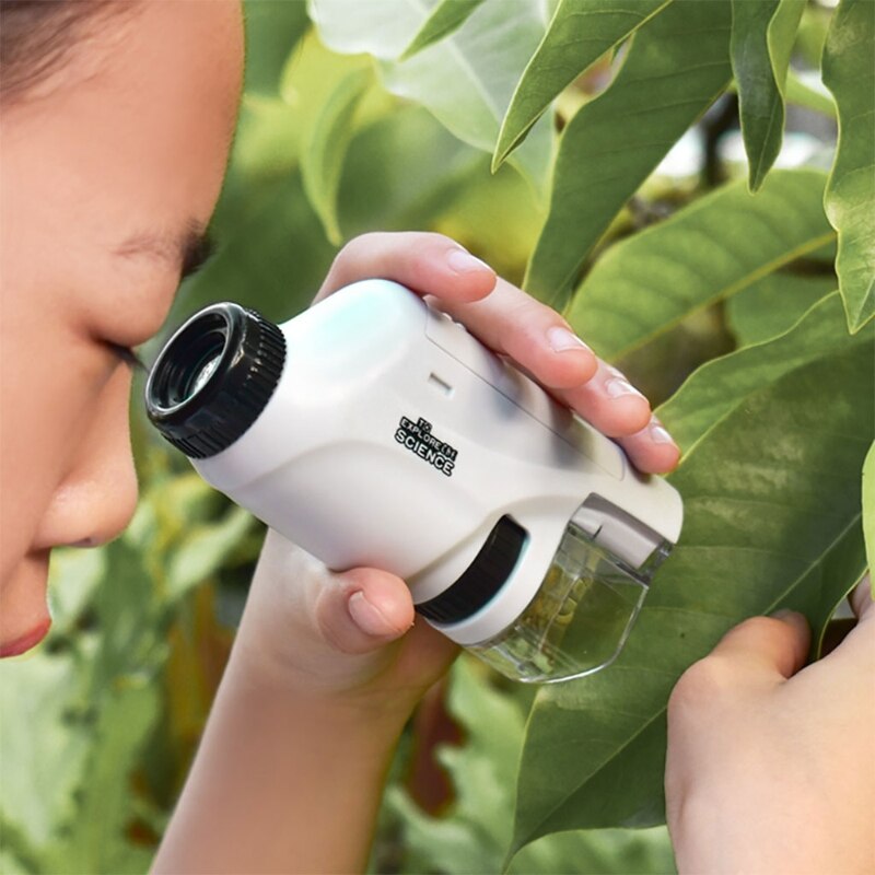 Kids pocket LED microscope for young explorers