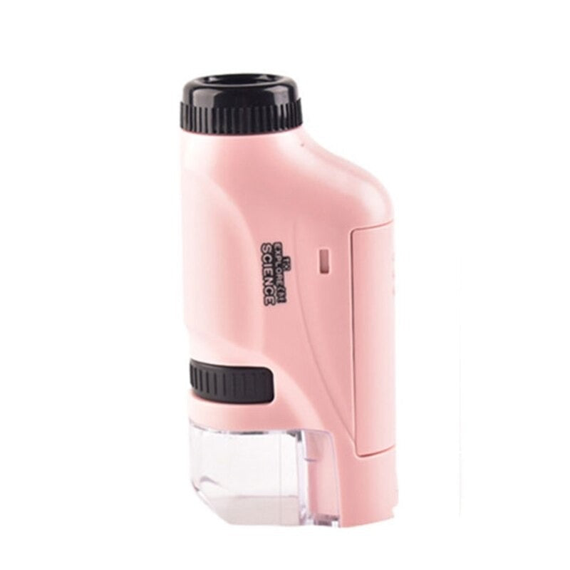 Kids pocket LED microscope for young explorers