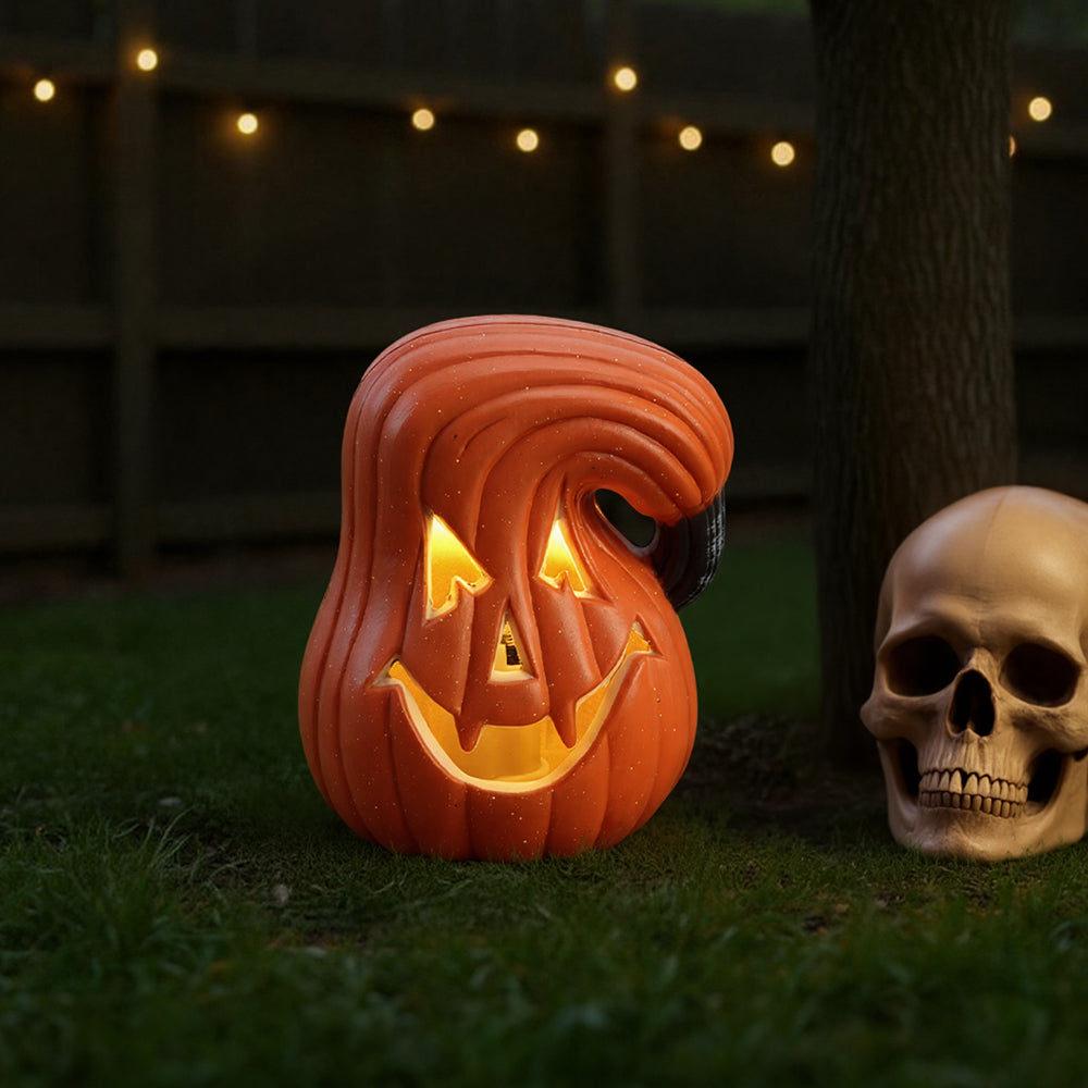 LED pumpkin lamp, multicoloured cordless Halloween light