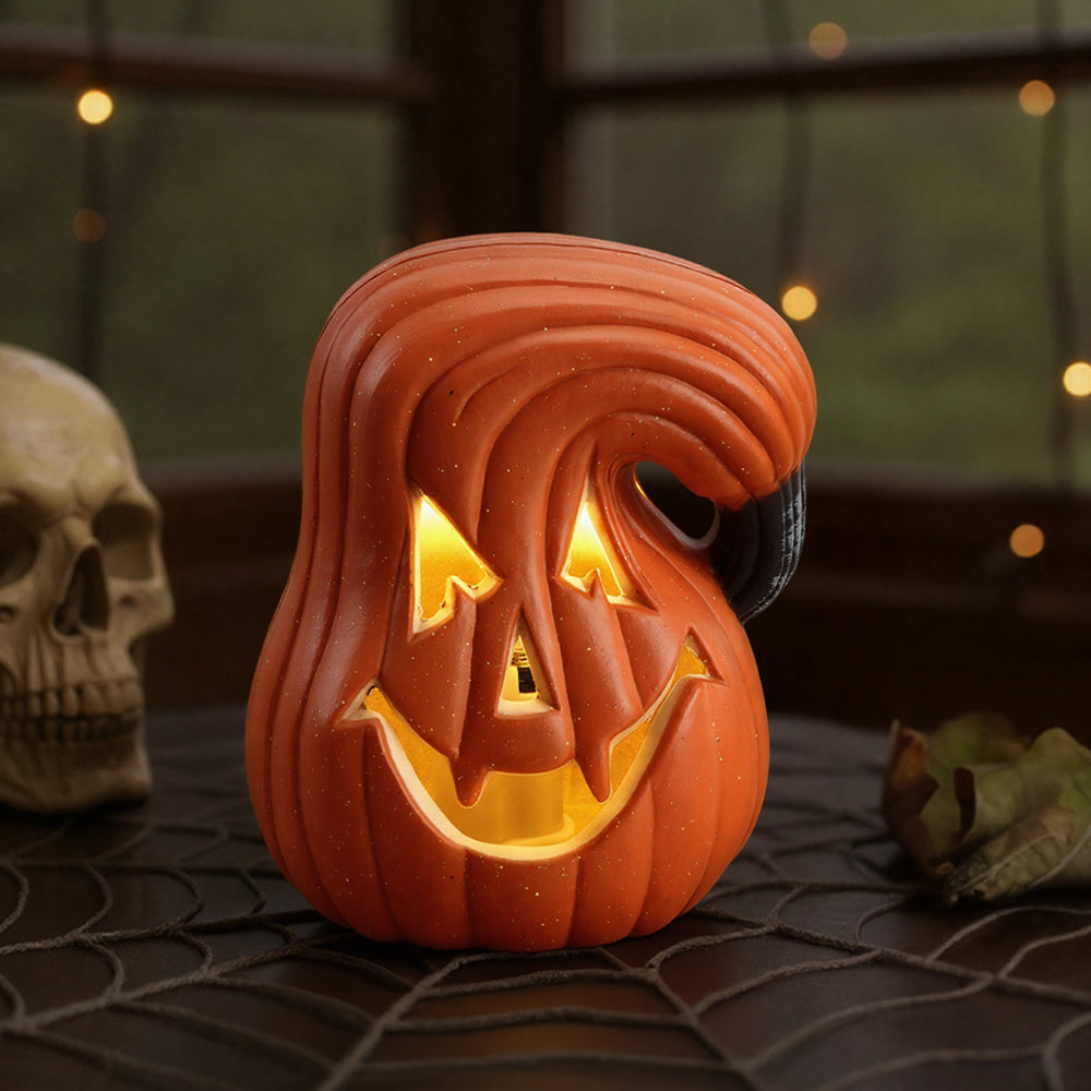 LED pumpkin lamp, multicoloured cordless Halloween light