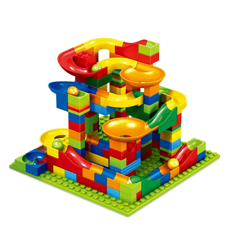 Marble Run Building Set – 168-Piece Construction Track Toy for Kids